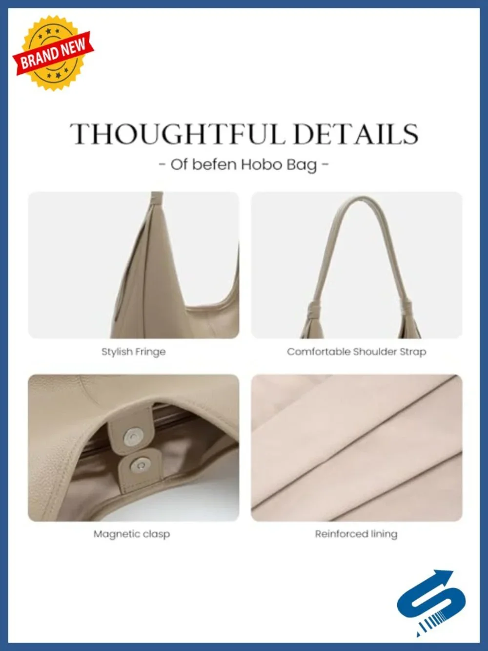 Genuine Leather Slouchy Hobo Purses with Tassel Ribbon, Tote Handbags Shoulder